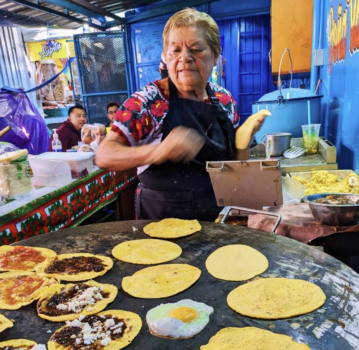 Oaxaca market scene